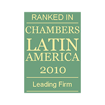 Ranked In Chambers Latin America 2010 - Leading Firm