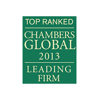 Top Ranked Chambers Global 2013 - Leading Firm
