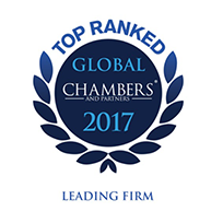 Top Ranked Chambers Global 2017 - Leading Firm