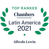Top Ranked Chambers Latin America 2021 - Alfredo Lewin