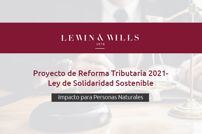 Tabla Resumen Personas Naturales – Proyecto de Reforma Tributaria 2021